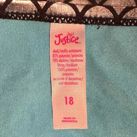 JUSTICE Sun Tail Mermaid Hawaiian Rainbow
Bikini Child  Size 18 - Picture 3 of 3
